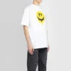 SS21 Drip Peace, corte largo, estampado com sorriso, casual, GS, branco 641675TKVA18639