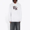 SS21 Padrão Pequeno com Estampado de Desenhos Animados Unissexo Branco 578135TJVE69000