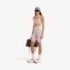 Sutiã sem costuras techwear para mulher em nude