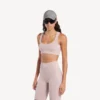 Sutiã sem costuras techwear para mulher em nude