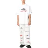 T-shirt 3b Sports Icon «Branco Preto Vermelho» 764235TPVD79065
