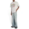 T-shirt 90/10, corte largo, «Cinza Claro» 641675TMVH32569