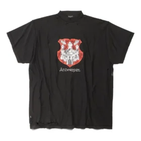 T-shirt Antwerpen Inside-out Oversized «Black» 787358TQVP71083