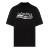 T-shirt Balenciaga desenhada à mão «Black» 641675TNVE71197
