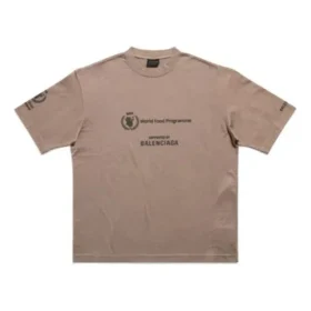 T-shirt Balenciaga x WFP, corte médio «Beige» 612966TMVL27761