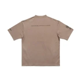 T-shirt Balenciaga x WFP, corte médio «Beige» 612966TMVL27761
