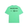 T-shirt Balenciaga x WFP, corte médio «Green» 612966THV844162