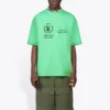 T-shirt Balenciaga x WFP, corte médio «Green» 612966THV844162