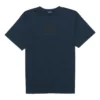 T-shirt BB de malha entrelaçada desbotada de tamanho grande «Navy Black» 583214TFV658060