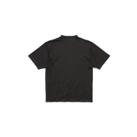 T-shirt BB Motel, corte médio «Preto» 764235TQVK91083