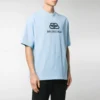 T-shirt BB Regular Fit em malha entrelaçada «Light Blue» 578139TGV755840