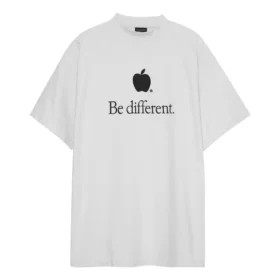 T-shirt Be Different «Branco Preto» 712398TNVB39784