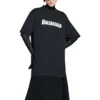 T-shirt Caps, corte largo, “Preto” 651795TNVL11070