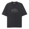 T-shirt Cities Paris, corte médio «Nero» 612966TLVL71069