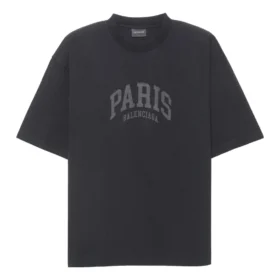 T-shirt Cities Paris, corte médio «Nero» 612966TLVL71069
