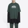 T-shirt Cities Paris, corte médio «Verde» 612966TLVL73011