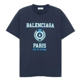 T-shirt College 1917 de corte médio «Blue» 612965TMV954140