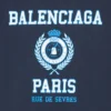 T-shirt College 1917 de corte médio «Blue» 612965TMV954140
