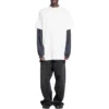 T-shirt com aberturas Oversized «White» 761460TPVD49000