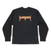 T-shirt com camadas metálicas «Black Faded» 698631TMV881055