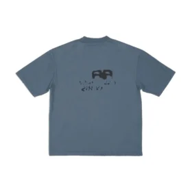 T-shirt com ícone BB Icon desenhado à mão, corte médio «Azul-preto» 612966TNVN44183