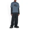 T-shirt com ícone BB Icon desenhado à mão, corte médio «Azul-preto» 612966TNVN44183