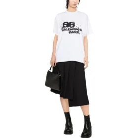 T-shirt com ícone BB Icon desenhado à mão, corte médio «Branco» 612965TNVN49040