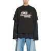 T-shirt com ícone BB Icon desenhado à mão, corte médio, «Preto» 612966TNVN41059