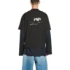 T-shirt com ícone BB Icon desenhado à mão, corte médio, «Preto» 612966TNVN41059