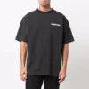 T-shirt com corte lateral «Black» 641655TLVB39034