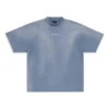 T-shirt com costas abertas, corte médio «Azul e Branco» 764235TPVK14313