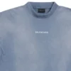 T-shirt com costas abertas, corte médio «Azul e Branco» 764235TPVK14313