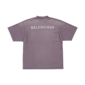 T-shirt com costas largas, corte médio «Purple Grey» 764235TPVK15500