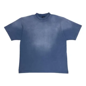 T-shirt com desenho à mão «Blue» 764235TPVU42671 T-shirt com desenho à mão «Blue» 764235TPVU42671
