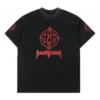 T-shirt com estêncil metálico BB «Preto Vermelho» 764235TPVI21568