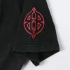 T-shirt com estêncil metálico BB «Preto Vermelho» 764235TPVI21568