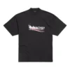 T-shirt com estêncil político «Black White» 764235TQVI51569