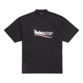 T-shirt com estêncil político «Black White» 764235TQVI51569 T-shirt com estêncil político «Black White» 764235TQVI51569