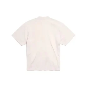 T-shirt com estêncil político «White Black» 764235TQVI59784