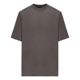 T-shirt com etiqueta de cuidados, corte médio «Cinza Preto» 724514TNVL91219 T-shirt com etiqueta de cuidados, corte médio «Cinza Preto» 724514TNVL91219