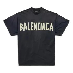T-shirt com frente dupla «Washed Black» 791615TQVQ61021