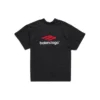 T-shirt com frente dupla «Washed Black» 791615TQVQ61021