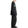 T-shirt com frente dupla «Washed Black» 791615TQVQ61021