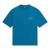 T-shirt com logótipo, corte médio “Azul” 612966TLVB99567
