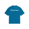 T-shirt com logótipo, corte médio “Azul” 612966TLVB99567