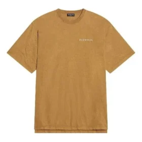 T-shirt com logótipo, corte médio «Beige» 612966TLVB39504