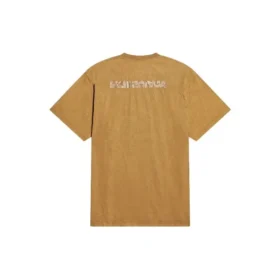 T-shirt com logótipo, corte médio «Beige» 612966TLVB39504