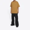 T-shirt com logótipo, corte médio «Beige» 612966TLVB39504