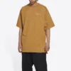 T-shirt com logótipo, corte médio «Beige» 612966TLVB39504