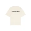 T-shirt com logótipo, corte médio «Beige» 612966TMVF49069